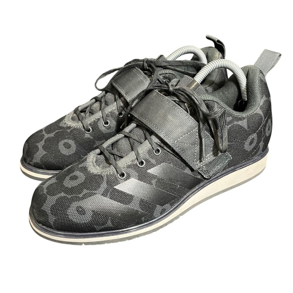 Adidas Powerlift 4 Mens 8.5 Carbon Floral Print Weightlifting Shoes GZ2868‎